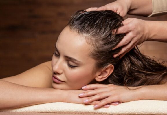aromatherapy scalp massage